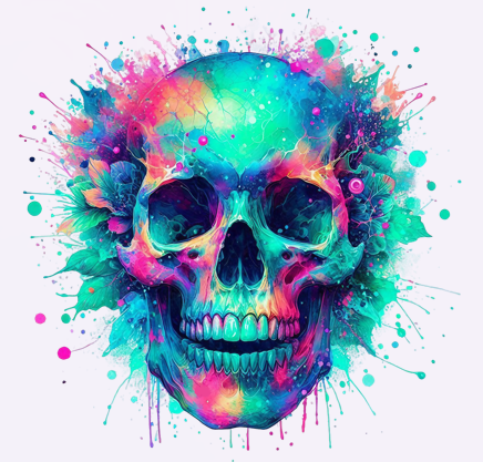 Psychedelic Skull