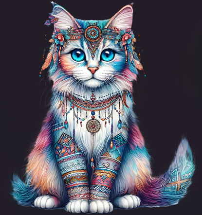 Colorful Cat
