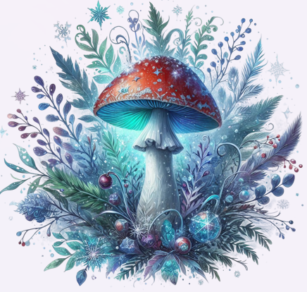 Blue Mushroom