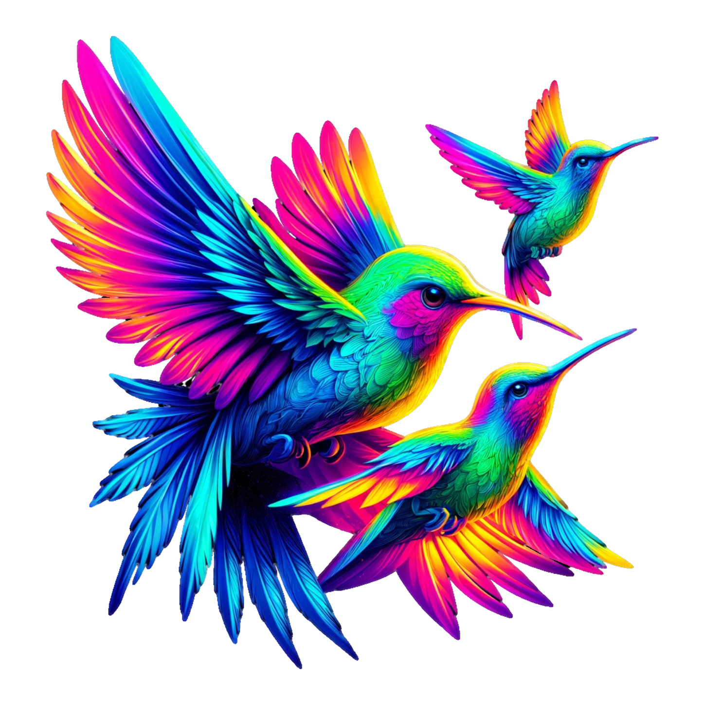 Neon Hummingbird