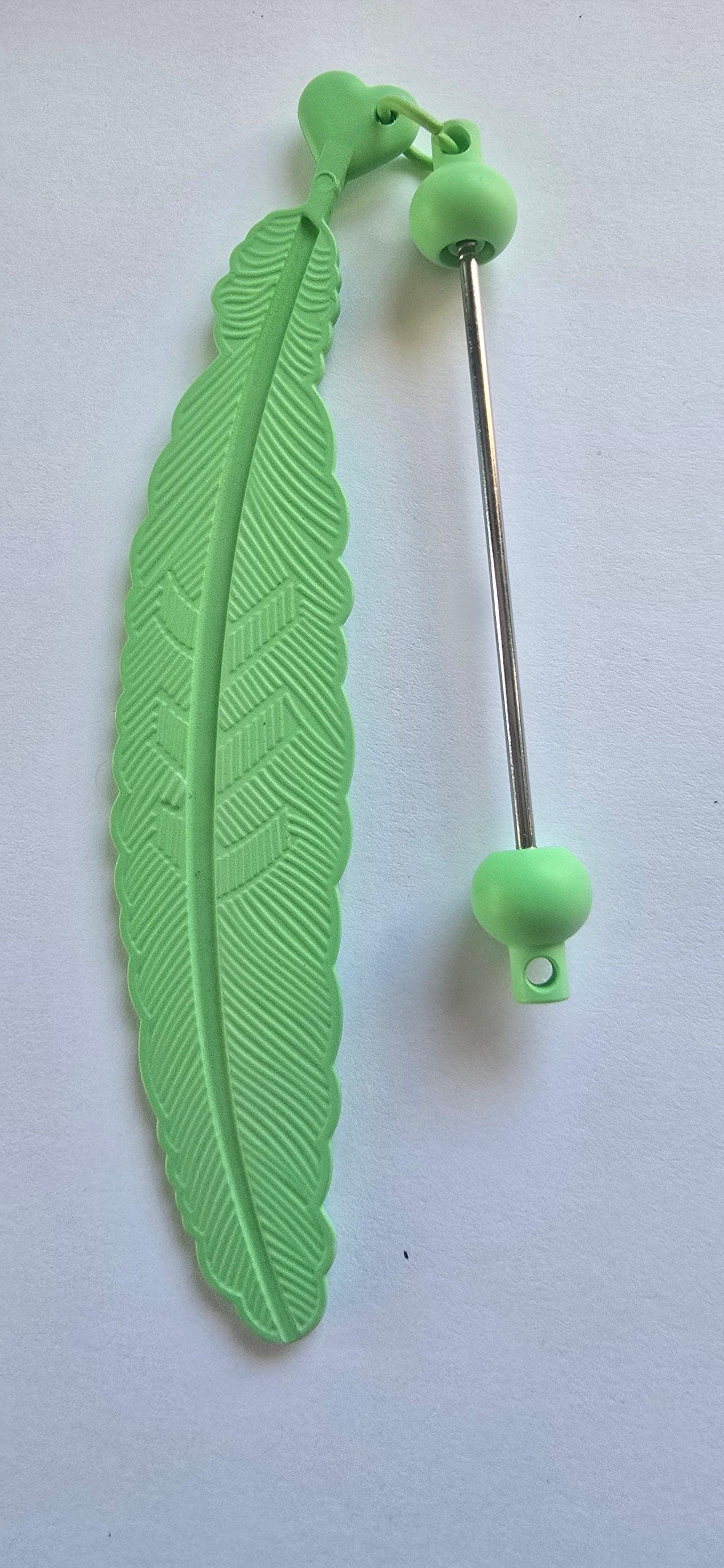 Beadable Feather Bookmark