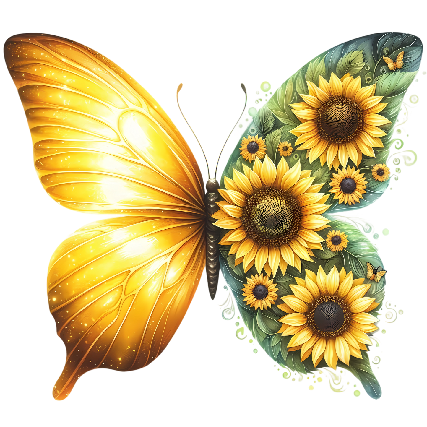 Butterflies with Flowers