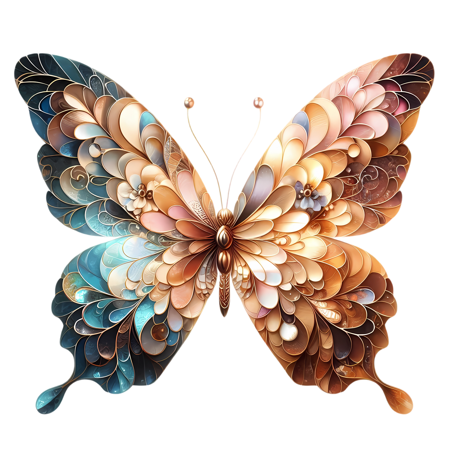 Butterflies with Flowers