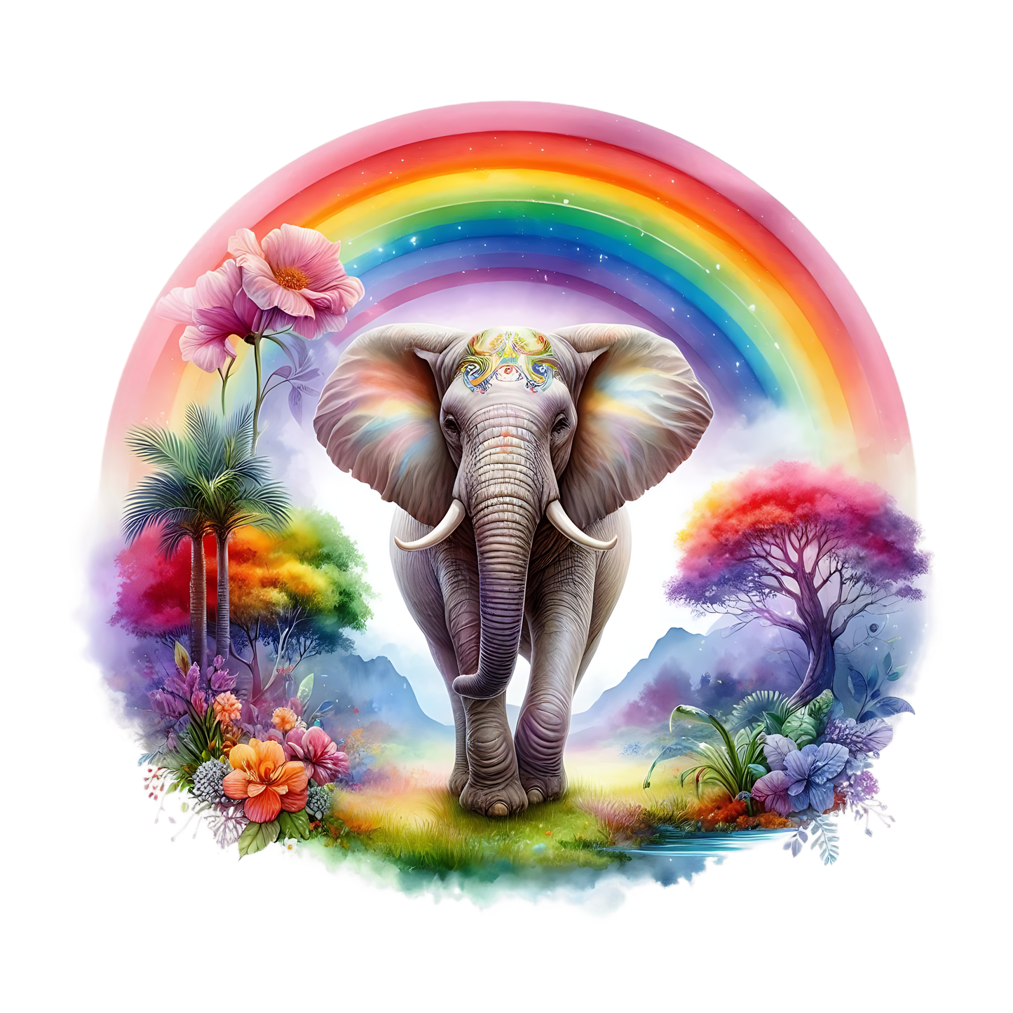 Rainbow Elephant