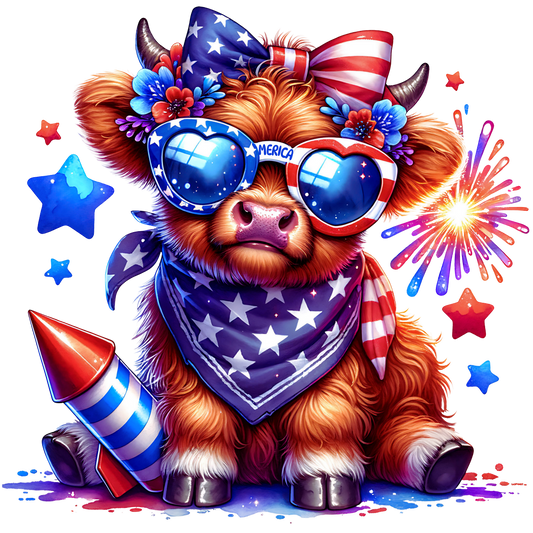 4th of July Cow