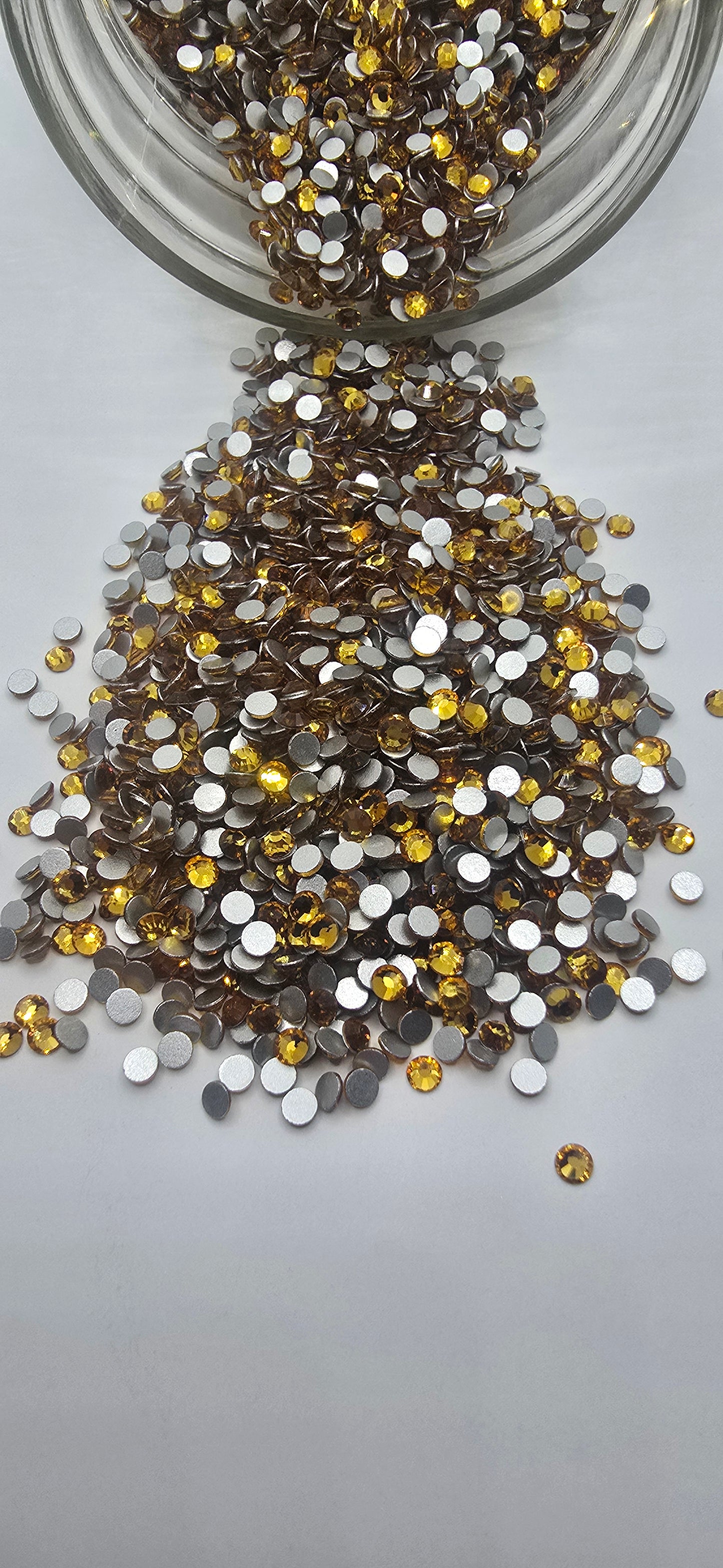 Topaz Glass Rhinestones
