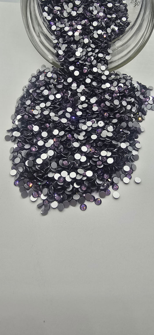 Violet Glass Rhinestone