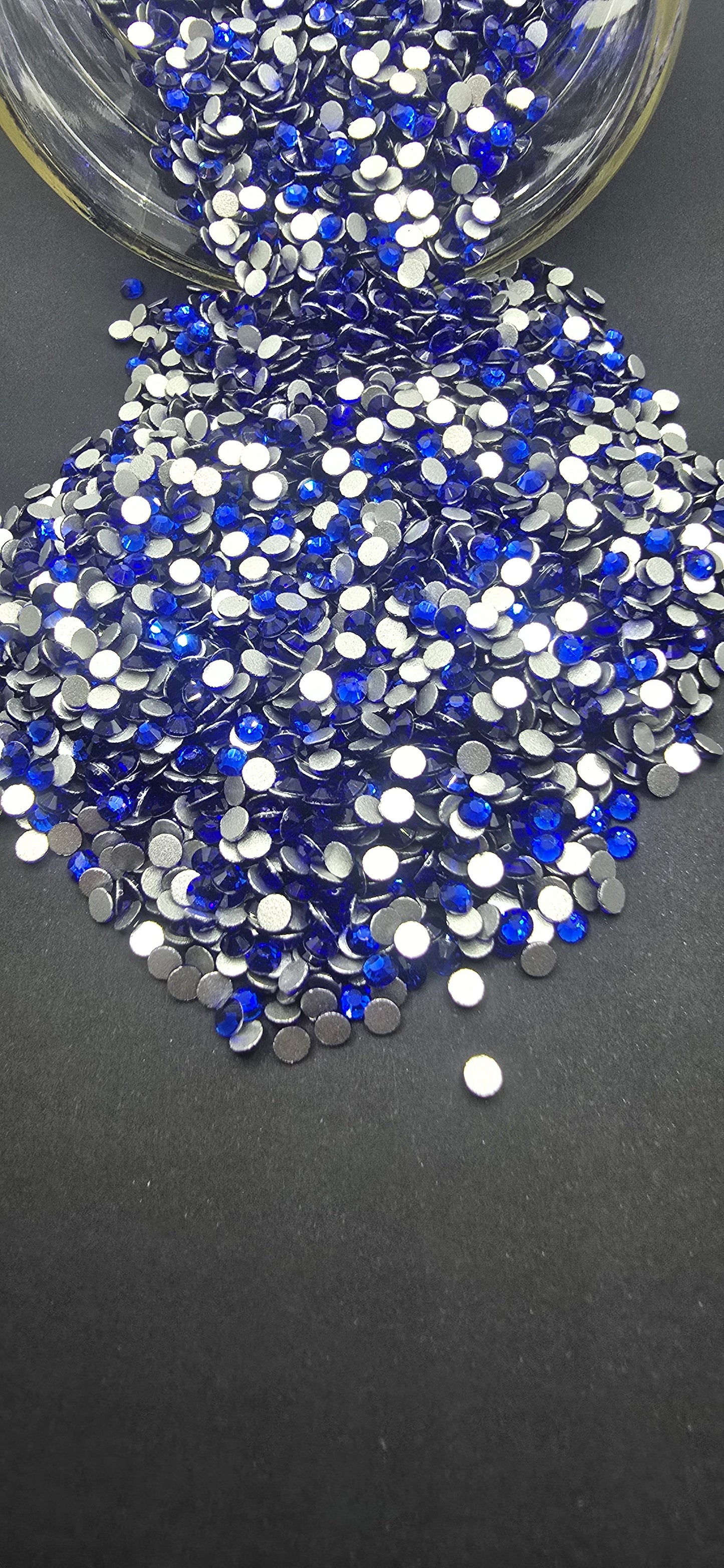 Sapphire Glass Rhinestone